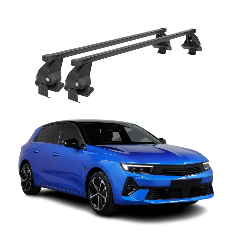 Menabo Dachträger Grundträger für Opel Asta L 2021-2025 Stahl Schwarz 2tlg