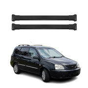 Dachträger Grundtäger für Kia Carens mk1 Kombi 2002-2006 FL Aluminium Schwarz 2x