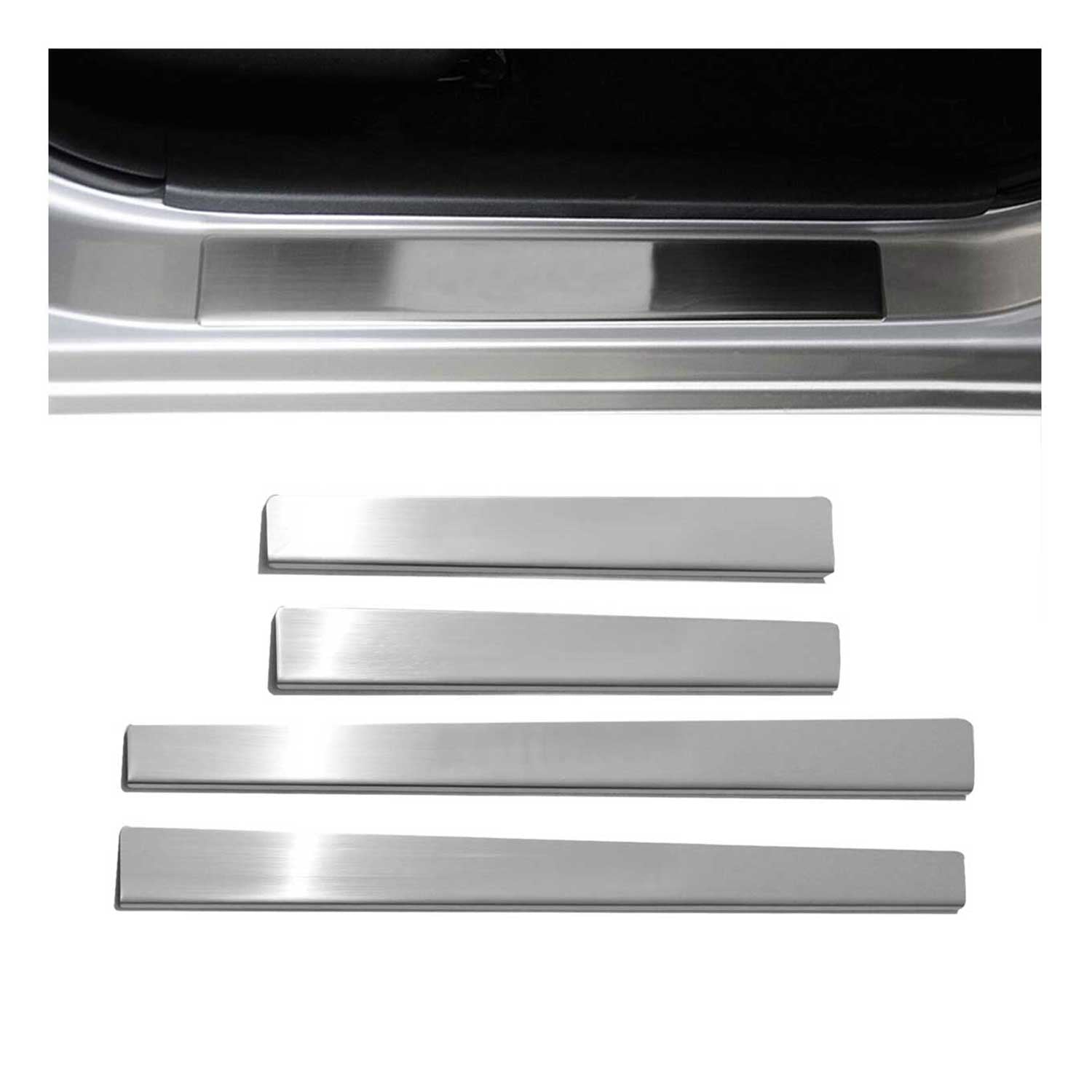 Einstiegsleisten Türschweller für Renault Megane / Fluence Edelstahl Chrom 4tlg