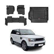 OMAC Fußmatten & Kofferraumwanne für Land Rover Range Rover Sport 2005-13 Gummi
