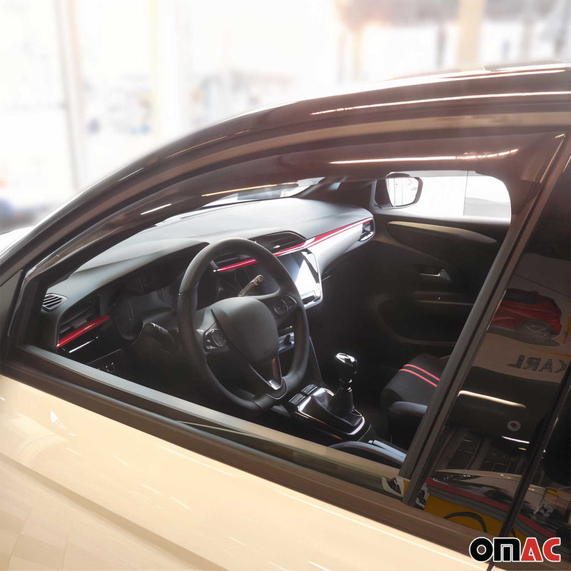 Windabweiser Regenabweiser für Opel Corsa F 2019-2025 Dunkel Acryl 4tlg