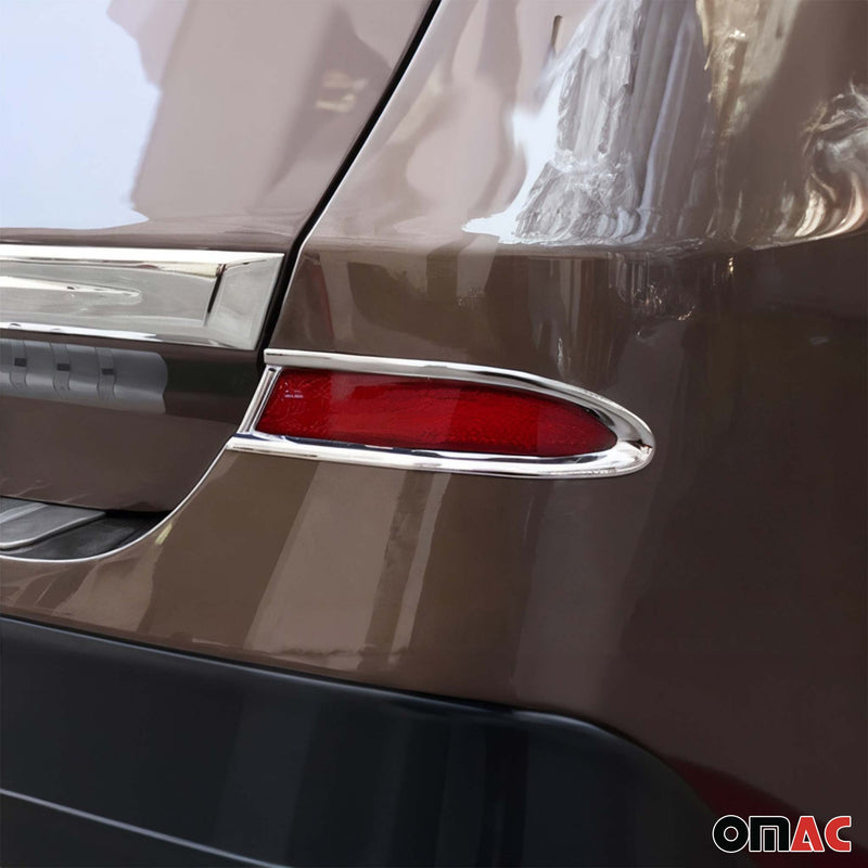 Nebelscheinwerfer Rahmen Umrandung für BMW X3 F25 2010-2013 Chrom ABS Silber