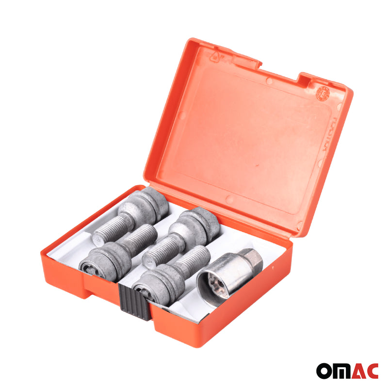 Radschloss Satz für Mercedes Klasse GLS ab 2018 Felgenschloss Silber 4x M15X1.25