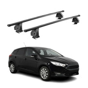 Stahl Dachträger für Ford Focus III Schrägheck Kombi 2011-2018 TÜV 2tlg Schwarz