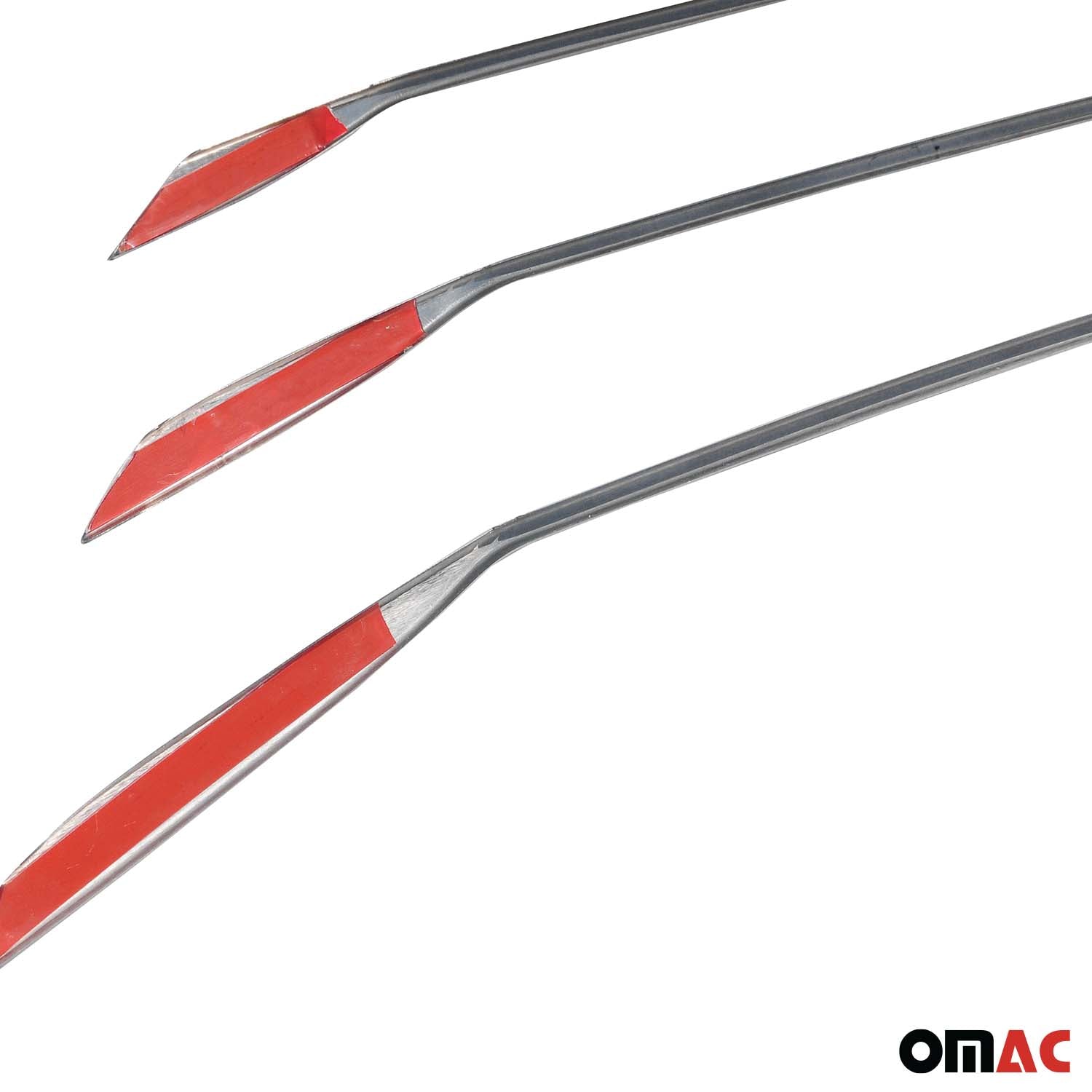 Kühlergrill Leisten Grillleisten für Hyundai Elantra 2011-15 Edelstahl Chrom 3x