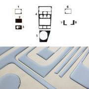 Innenraum Dekor Cockpit für Ford Mondeo mk3 2000-2003 Aluminium Optik 8tlg