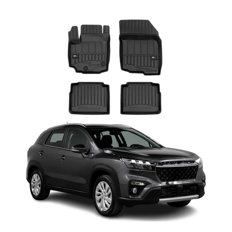 OMAC Gummi Fußmatten für Suzuki SX4 S-Cross Hybrid Premium TPE Automatten 4tlg