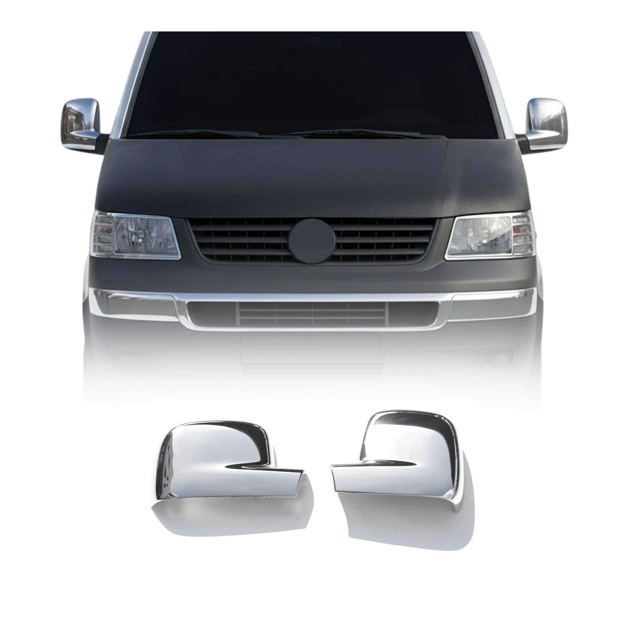 Spiegelkappen Spiegelabdeckung für VW Transporter T5 2003-2010 Pre-FL RHD Chrom
