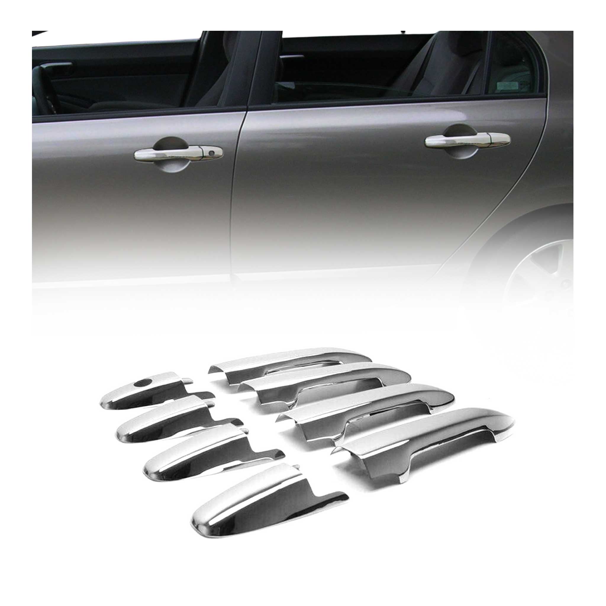 Chrom Türgriff Blende für Honda Civic 2006-2011 4-Tür Edelstahl 8tlg