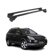 Dachträger Grundträger für Hyundai ix55 2009-2013 TÜV Aluminium Schwarz 2tlg