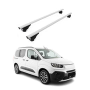 Dachträger Grundträger für Fiat Doblo III 2022-2026 Stahl Silber 2tlg