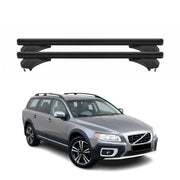 Menabo Dachträger Grundtäger für Volvo XC70 P24 2007-2016 Aluminium Schwarz 2tlg