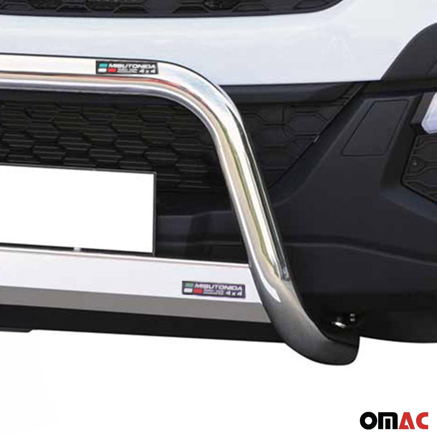 Edelstahl Frontbügel Frontschutzbügel für Iveco Daily 2014-2018 Grau Ø 63 mm