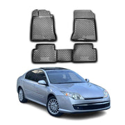 OMAC Gummimatten Fußmatten für Renault Laguna 2007-2015 TPE Automatte Schwarz 4x