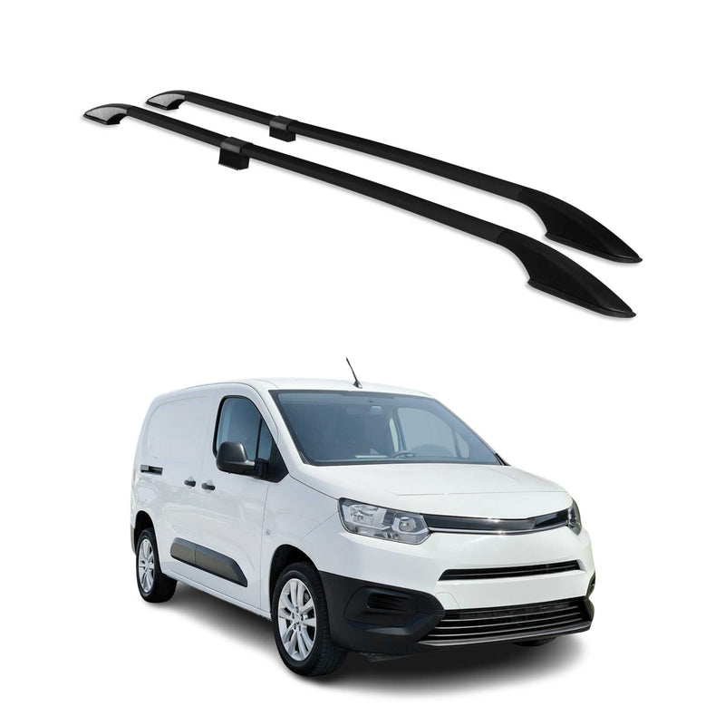 Dachreling für Toyota Proace City Verso 2019-2025 L2 Langer RS Alu Schwarz