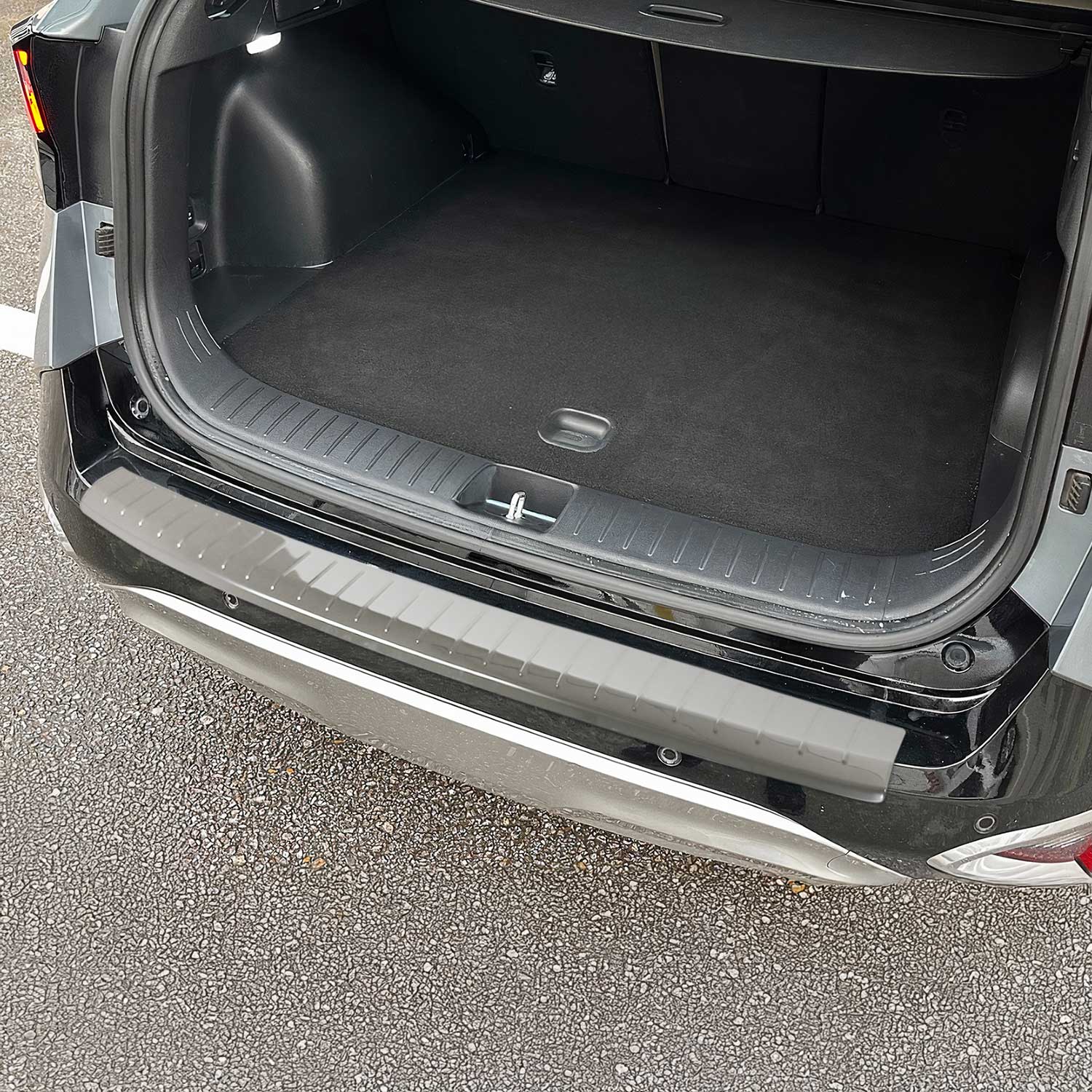 Ladekantenschutz Stoßstangenschutz für Kia Sportage 4 2018-2020 Edelstahl Silber