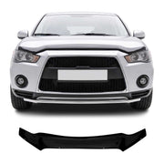 Motorhaube Deflektor Steinschlagschutz für Mitsubishi ASX 2010-2021 Schwarz Abs