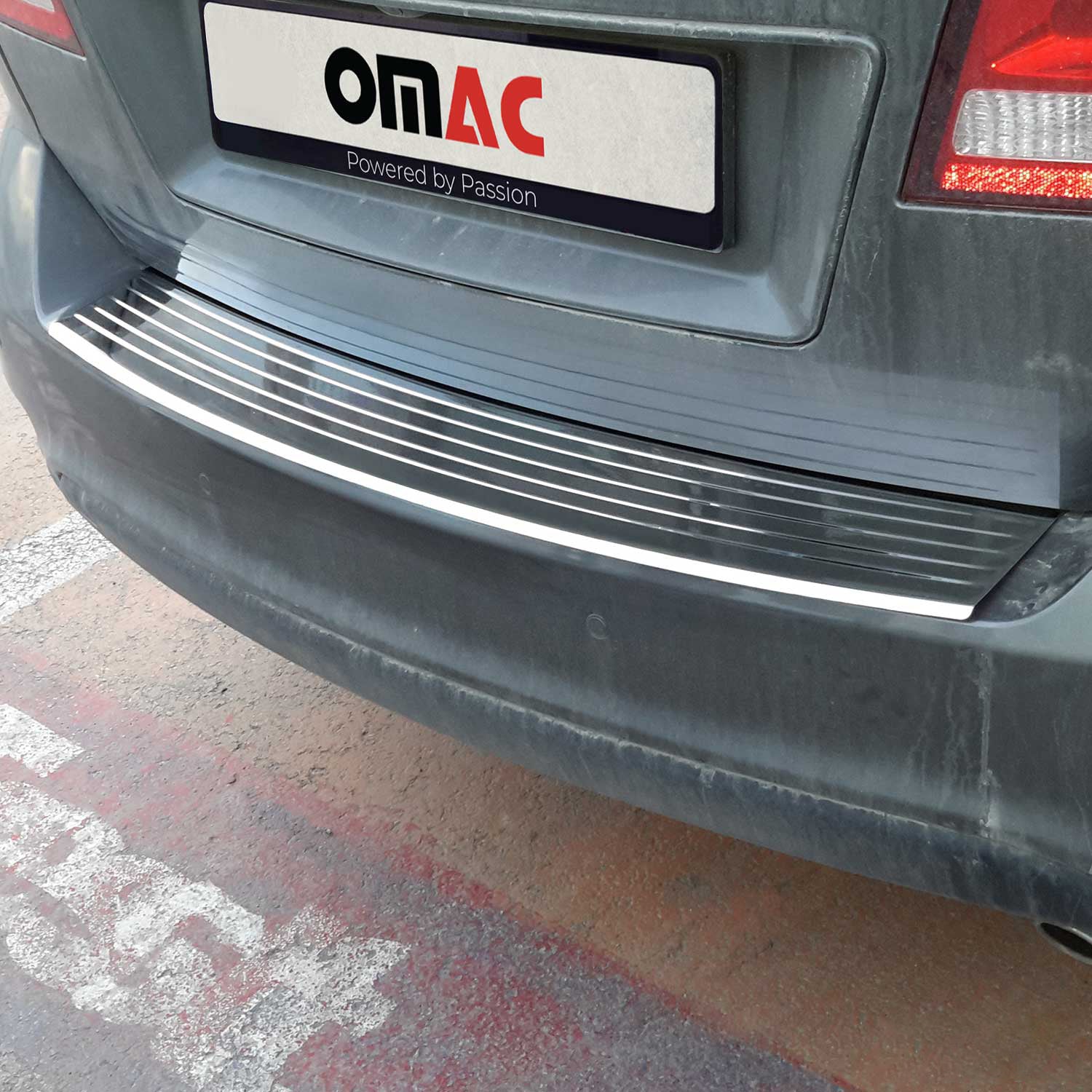 Ladekantenschutz Stoßstangenschutz für Dodge Journey 2008-2021 Edelstahl Silber