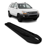 Trittbretter Seitenschweller Seitenbretter für Kia Sportage 2004-09 Alu Schwarz