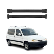 Dachträger Grundtäger für Peugeot Partner mk1 1996-2008 75kg Alu Schwarz 2 tlg