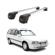 Dachträger Grundträger für Opel Omega B Kombi 1994-1999 Pre-FL Aluminium Grau 2x