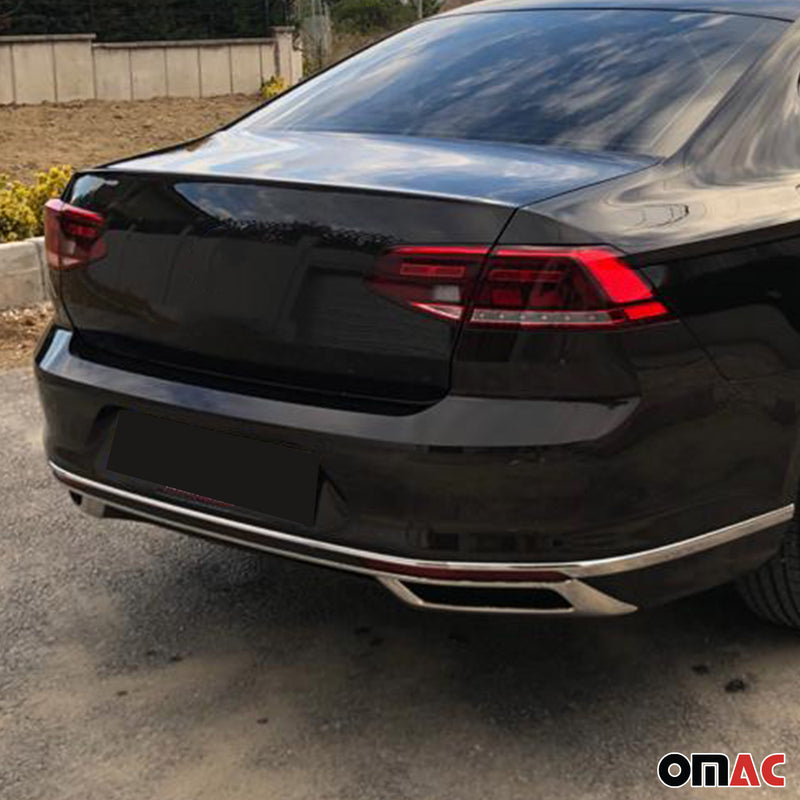 Stoßstangen Diffusor Auspuffrahmen für VW Passat B8,5 Stufenheck 2019-2025 Chrom