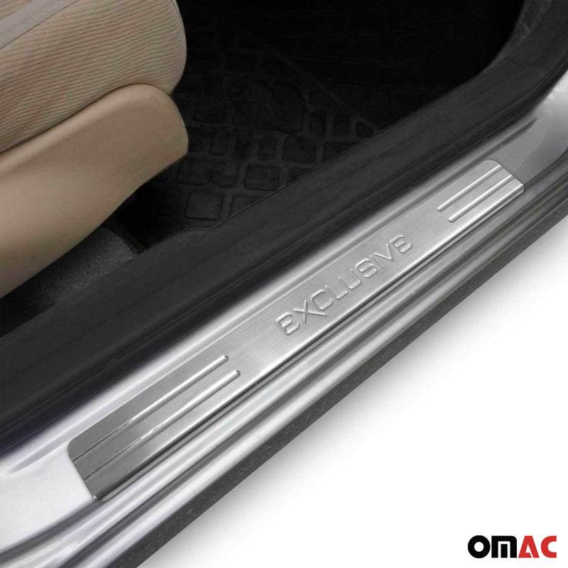 Einstiegsleisten Türschweller Exclusive für Opel Edelstahl Silber 2tlg