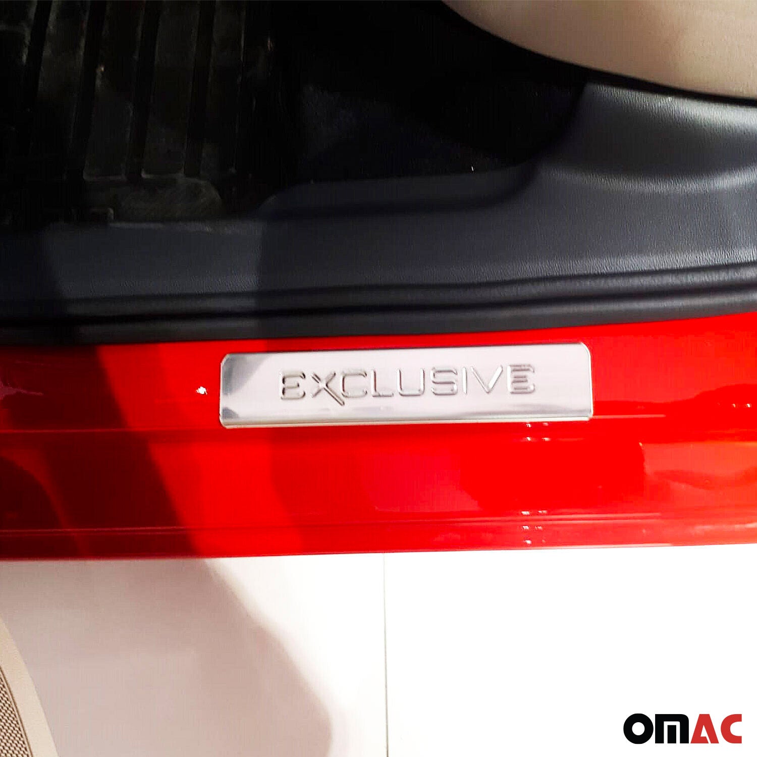 Einstiegsleisten Türschweller Abkantung for Toyota Exclusive Edelstahl Chrom 4x