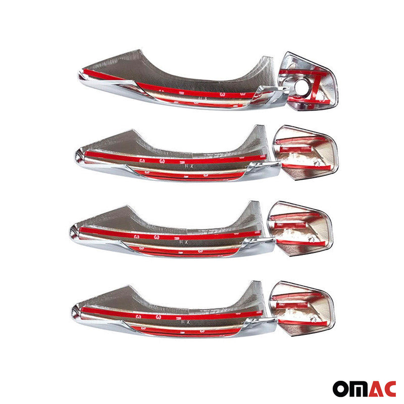 Türgriff Blende Türgriffkappen für Hyundai Santa Fe 2012-2018 Chrom ABS 8x