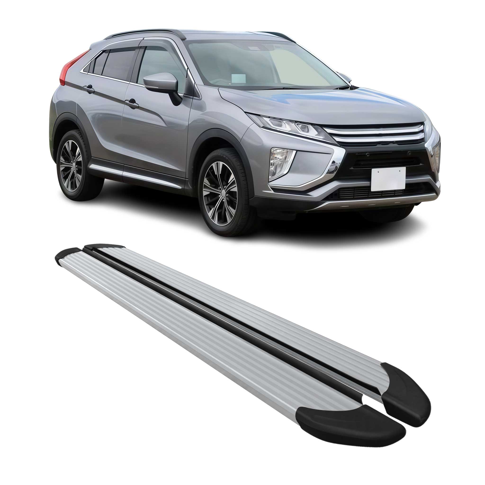 Seitenschweller Trittbretter Schweller für Mitsubishi Eclipse Cross 2018-26 Alu