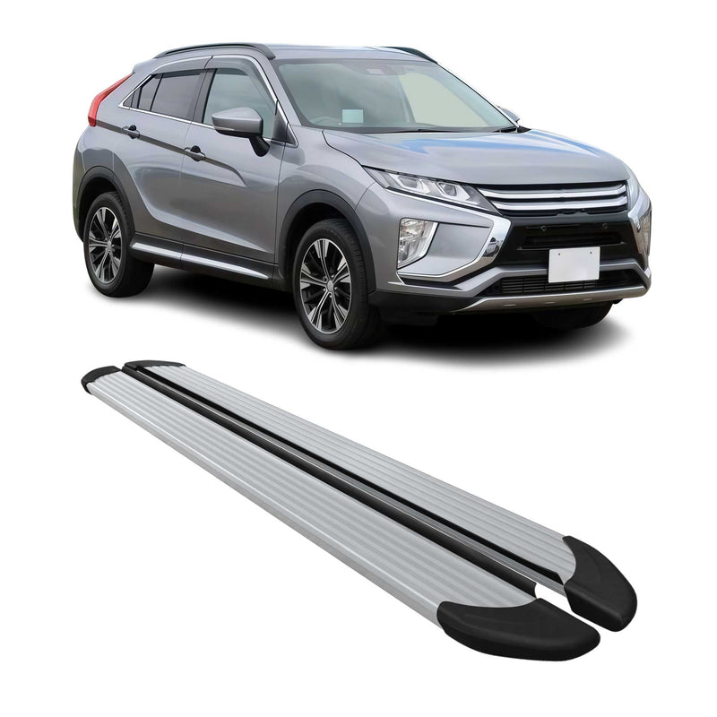 Seitenschweller Trittbretter Schweller für Mitsubishi Eclipse Cross 2018-25 Alu