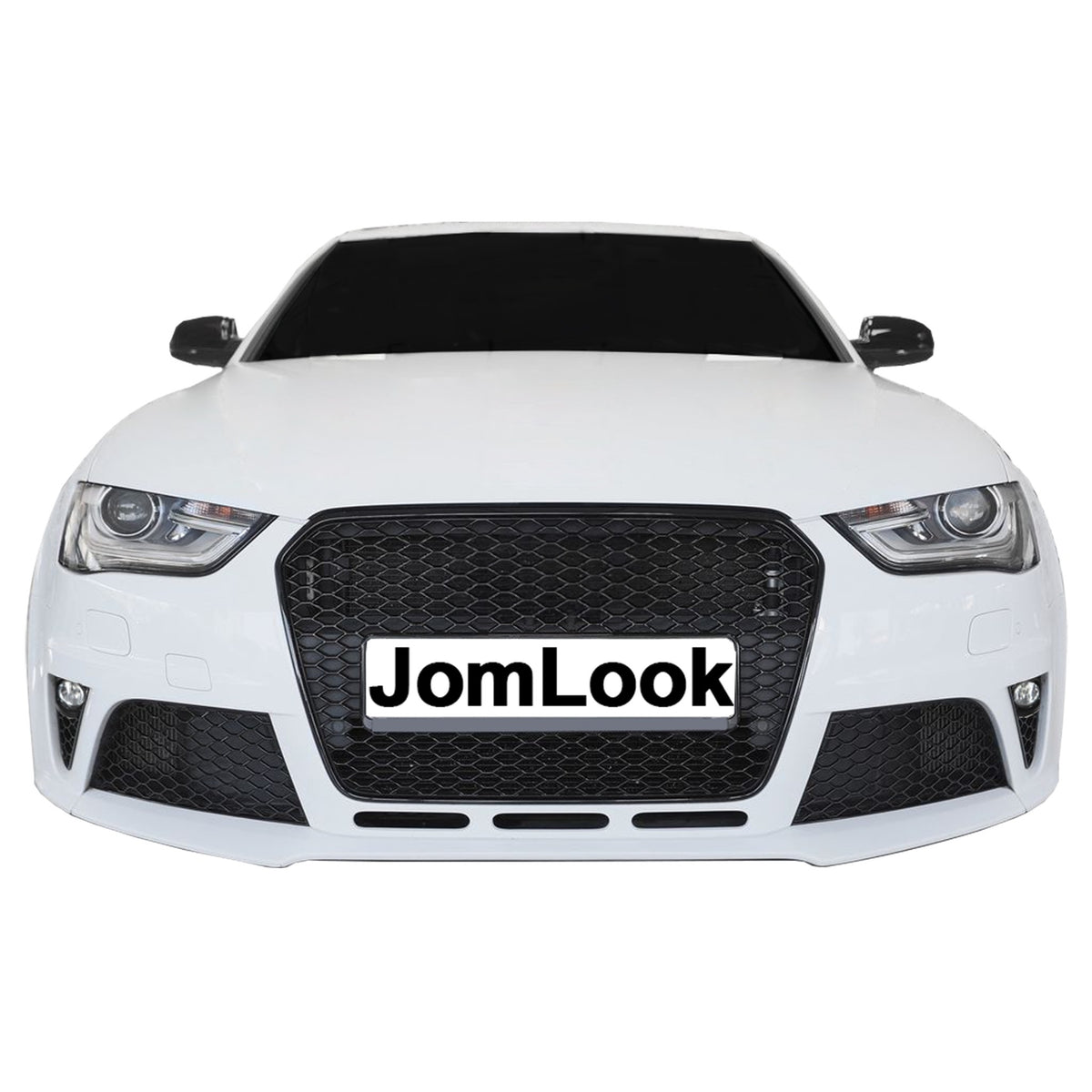JOM Frontstoßstange für Audi A4 B8 8K Facelift Wabengrill Nebler (SRA/PDC) Sport