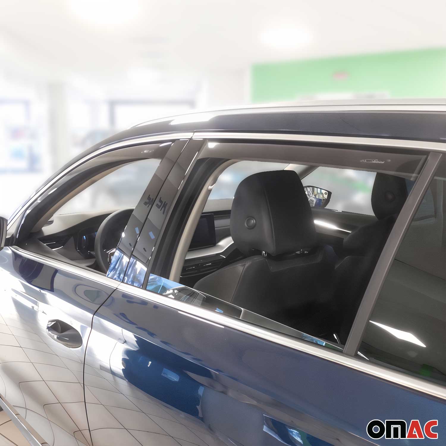 Windabweiser Regenabweiser für Skoda Octavia Kombi 2020-2025 Dunkel Acryl 4tlg