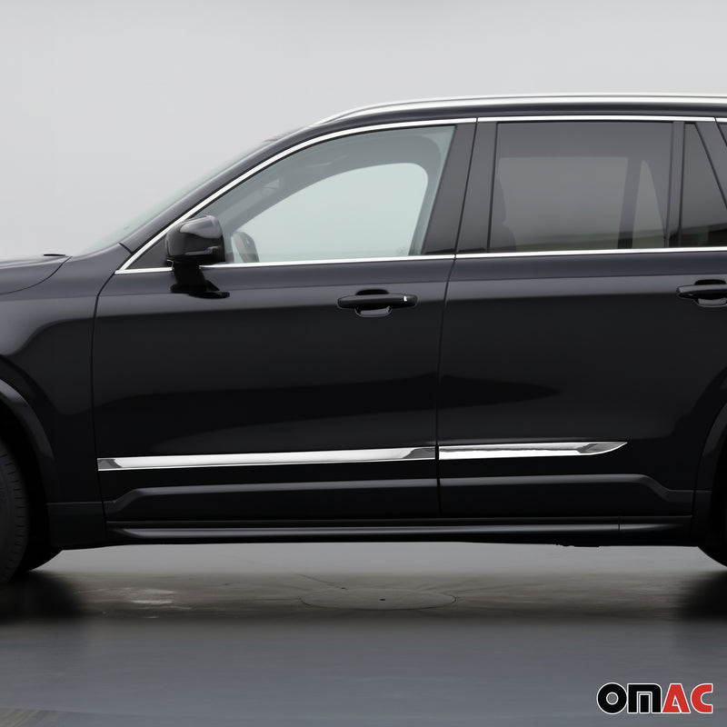 Seitentürleiste Türleisten Türschutzleiste für BMW 5er G30 2017-2024 Chrom 4x