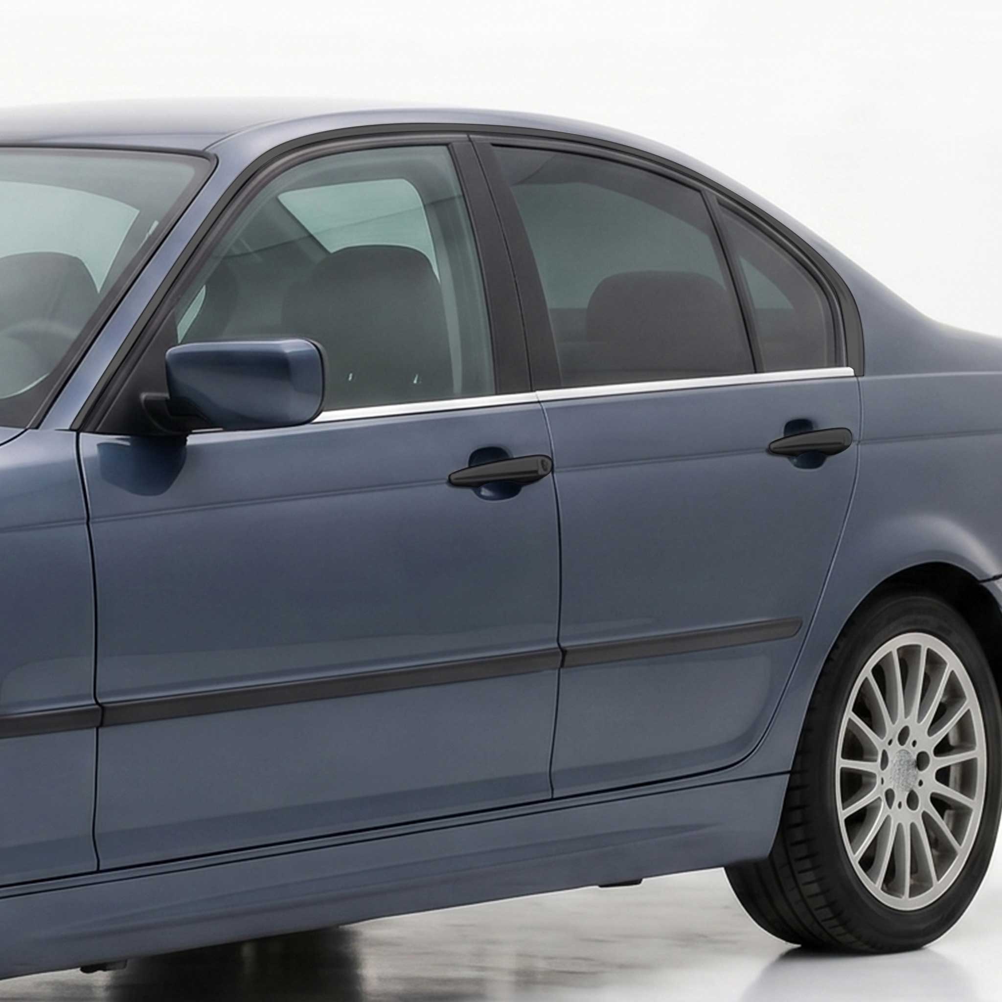 Fensterleisten Zierleisten für BMW 3er E46 1998-2007 Edelstahl Chrom 4tlg