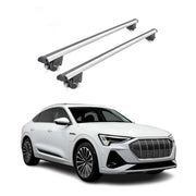 Dachträger für Audi Q8 e-tron sportback 2018-2025 Gepäckträger Relingträger Grau