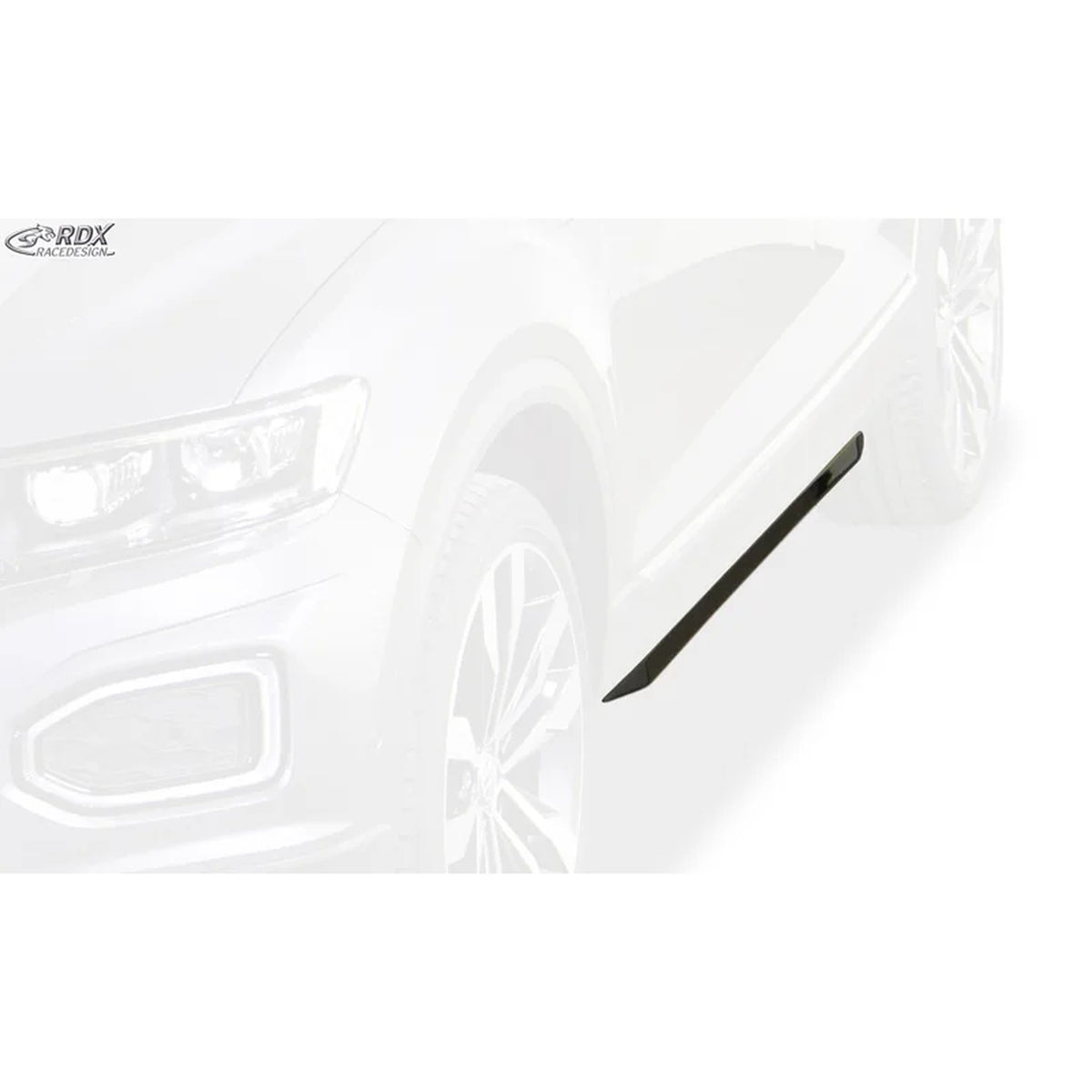 RDX Seitenschweller 'Slim' für VW T-Roc 2017- ABS Schwarz 2er-Set TÜV