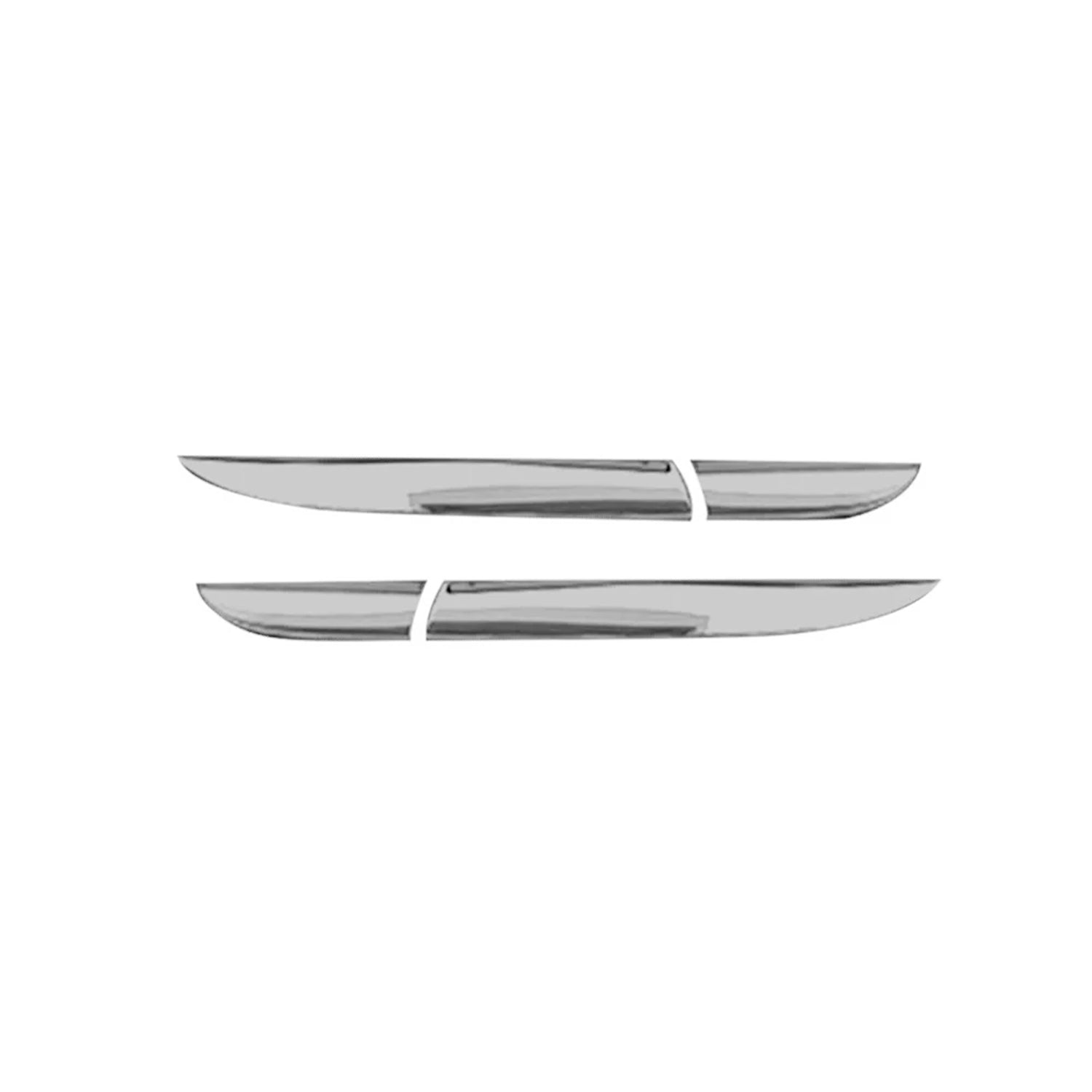 Rücklichtleiste für Renault Clio IV 2012-2019 Edelstahl Chrom 4 tlg