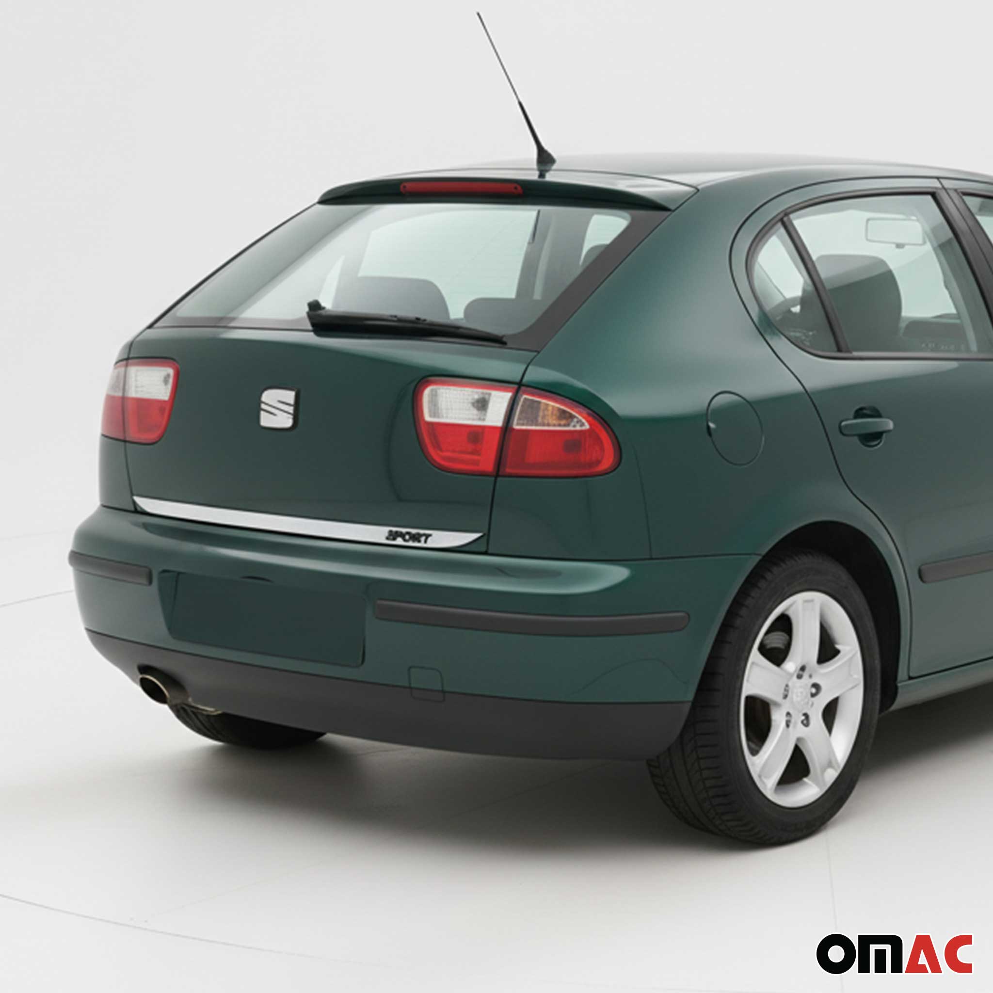 Kofferraumleiste Heckleiste für Seat Leon 1999-2006 Untere Chrom Edelstahl