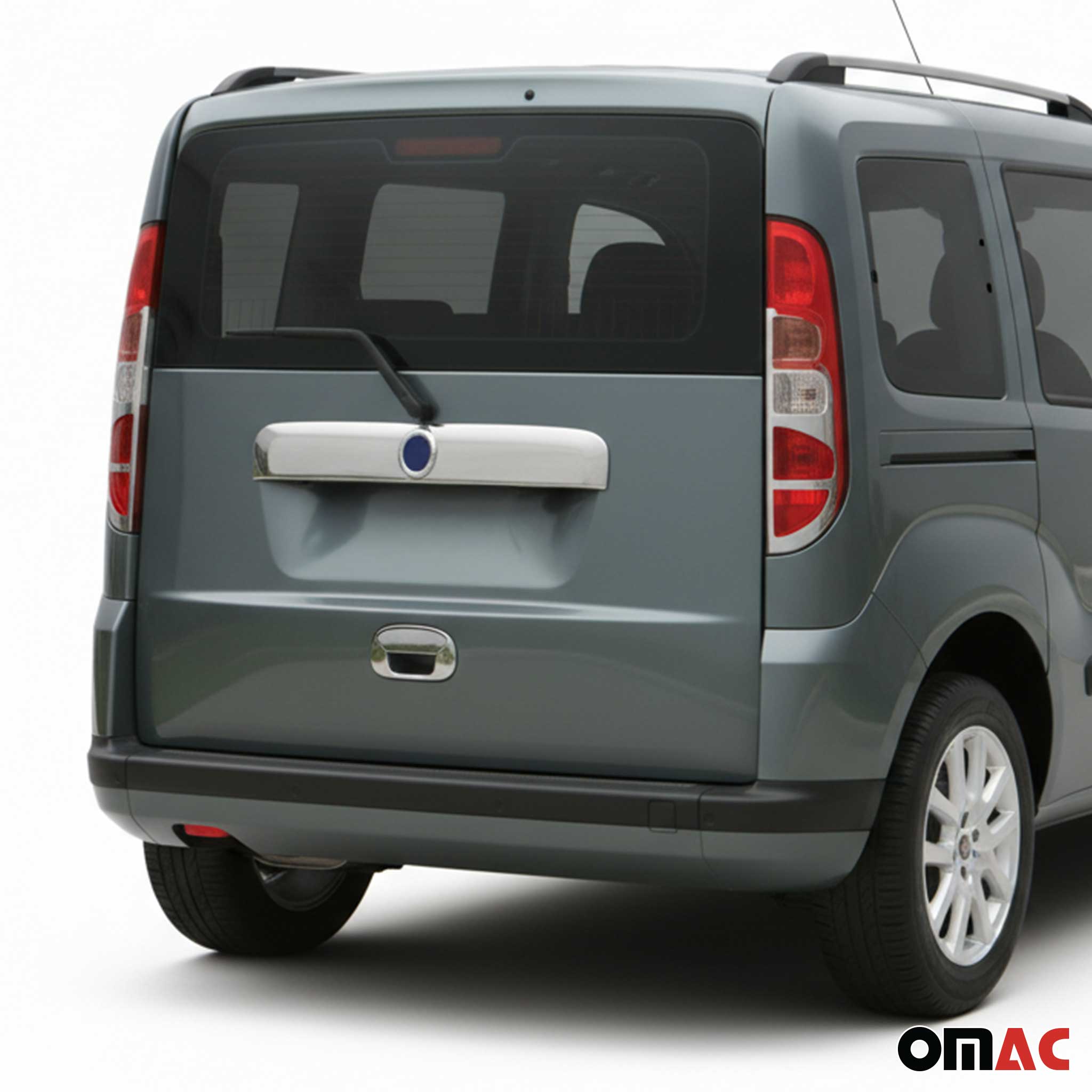 Heckklappe Kofferraumöffner Griff für Fiat Doblo 2000-2010 Edelstahl Chrom 2tlg
