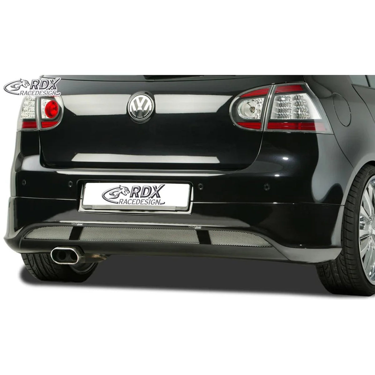 RDX Heckschürzenansatz für VW Golf V Schrägheck 3-5tür 2003-08 V2 Auspuff links