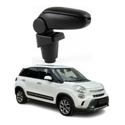 Mittelarmlehne Armlehne Mittelkonsole für Fiat 500L 2013-2017 PU-Leder Schwarz