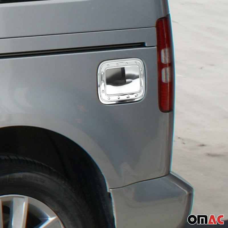 Tankdeckel Blenden Tankverschluss für VW Caddy 2003-2015 Edelstahl Silber Chrom