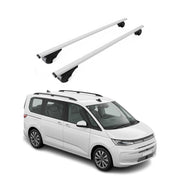 Dachträger Grundträger für VW Multivan T7 2022-2026 Stahl Silber 2tlg