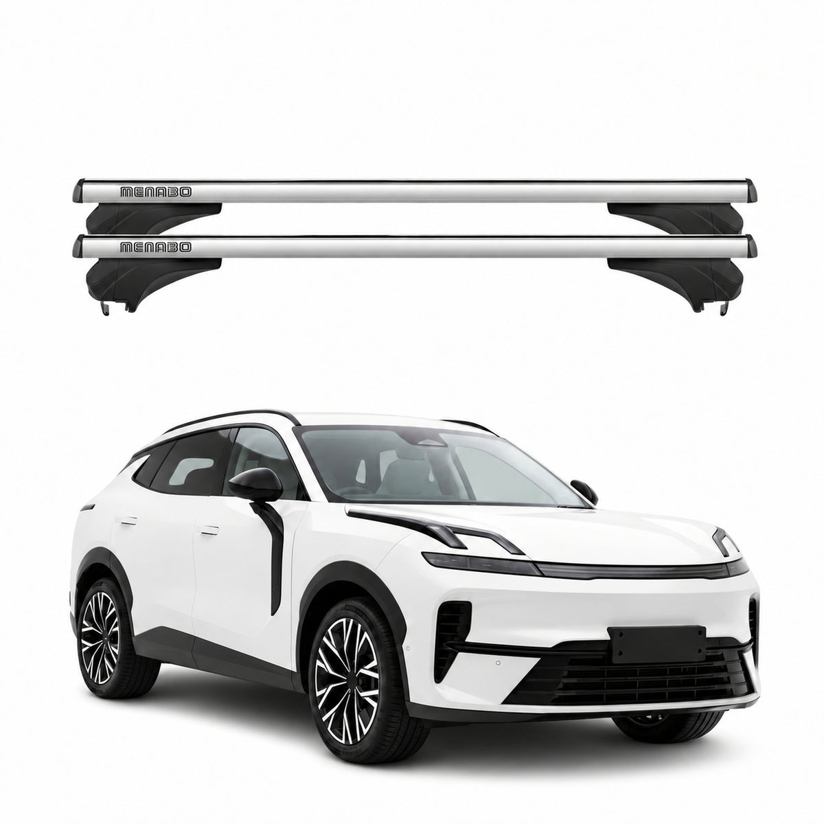 Menabo Dachträger für LYNK & CO 08 2025-2026 Aluminium Silber 2 Stück