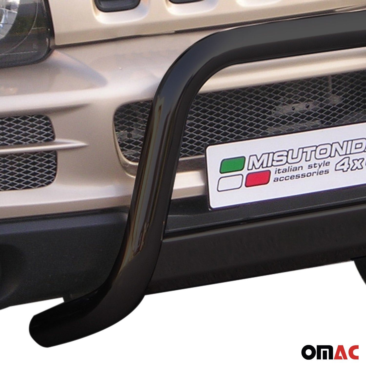 Frontbügel Frontschutzbügel für Suzuki Jimny 2006-2012 ø63mm Schwarz Edelstahl