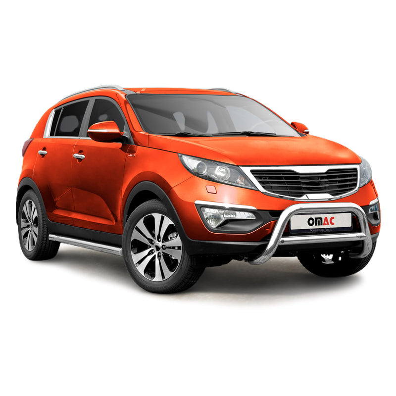 Frontbügel Frontschutzbügel für Kia Sportage 2010-2015 mit ABE Stahl Silber