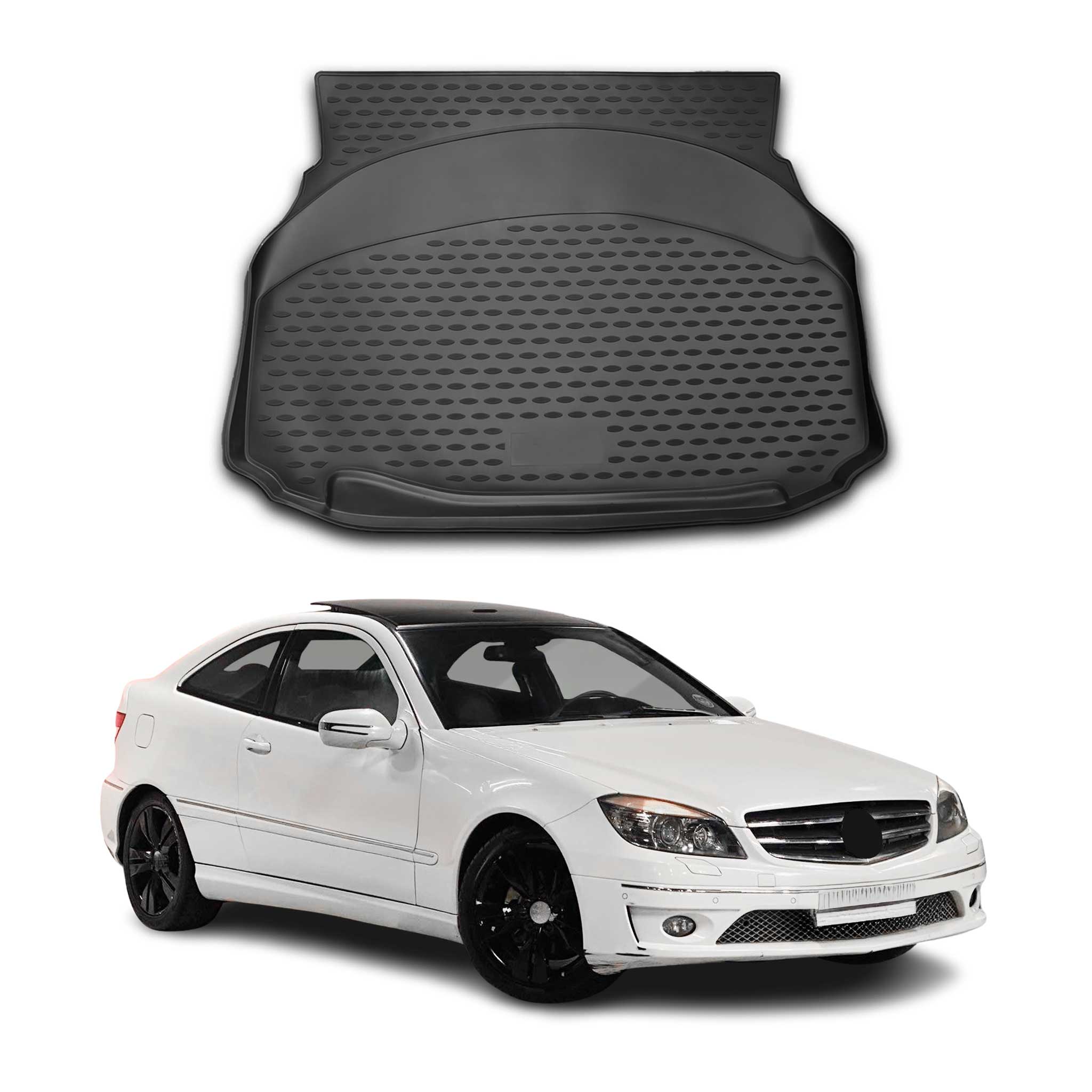 Kofferraummatte Kofferraumwanne für Mercedes CLC Klasse CL203 2008-2011 Gummi