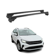 Dachträger für VW Taigo 2021-2026 Gepäckträger Grundträger Aluminium Schwarz 2x
