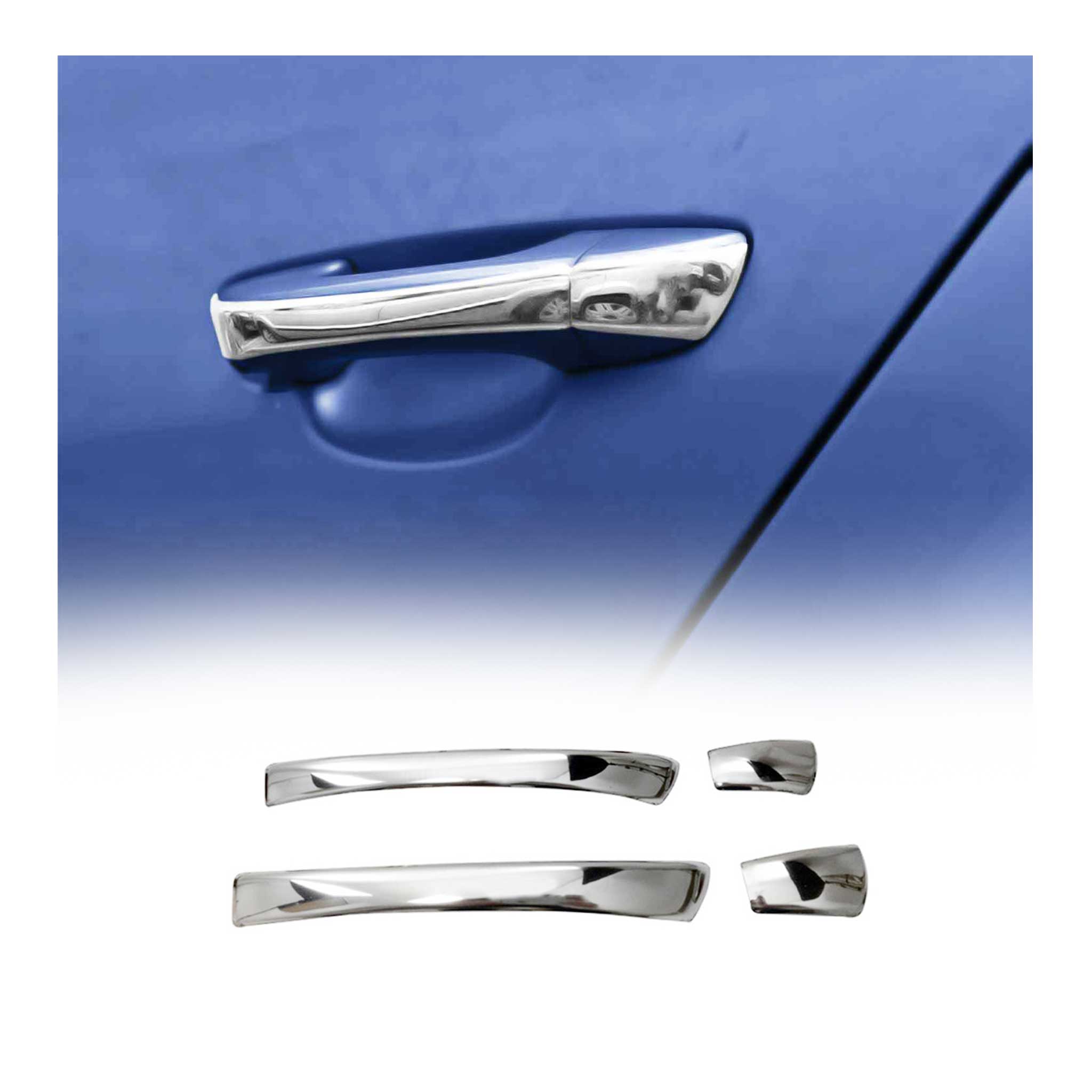 Türgriff Blende Chrom für VW Scirocco 2008-2017 2-Tür Edelstahl 4x